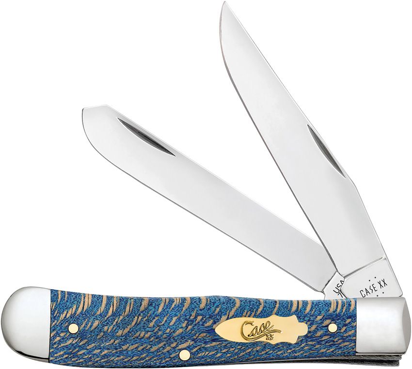 Case Cutlery Trapper Blue Sycamore