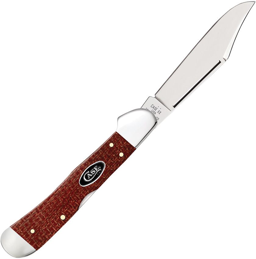 Case Cutlery Copperlock Dark Red Burlap