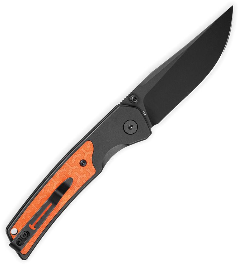 Bestech Knives Icebreaker Button Lock Blk/Org