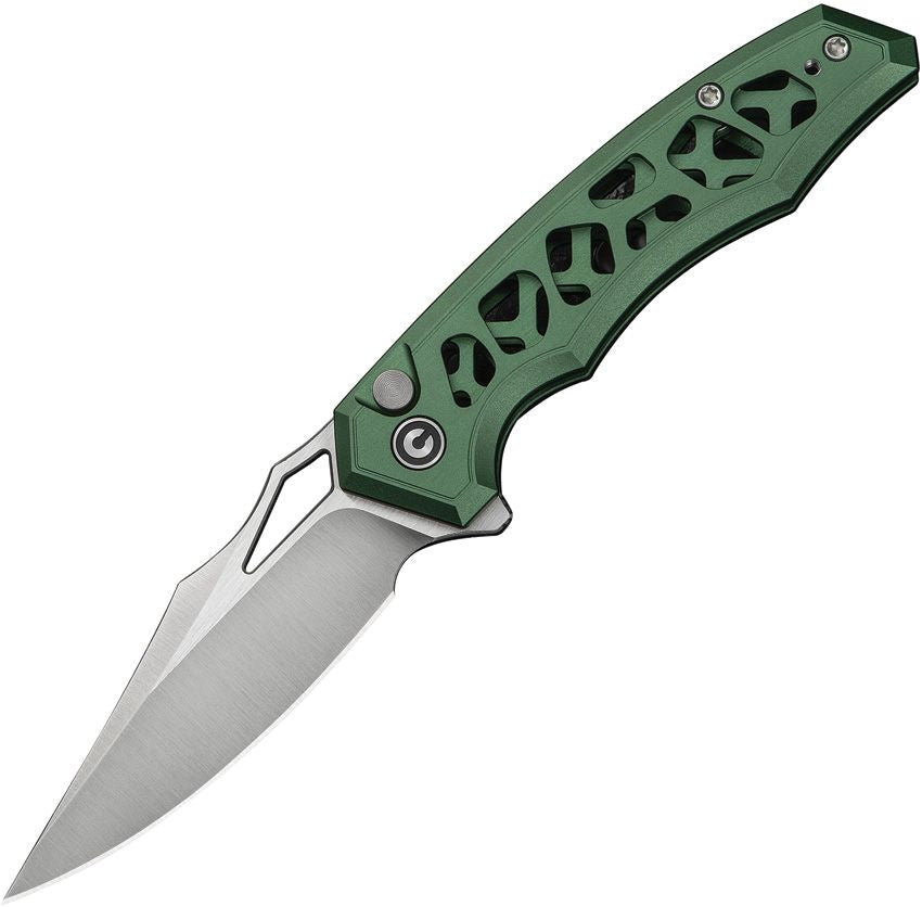 Civivi Anaaki Button Lock Green
