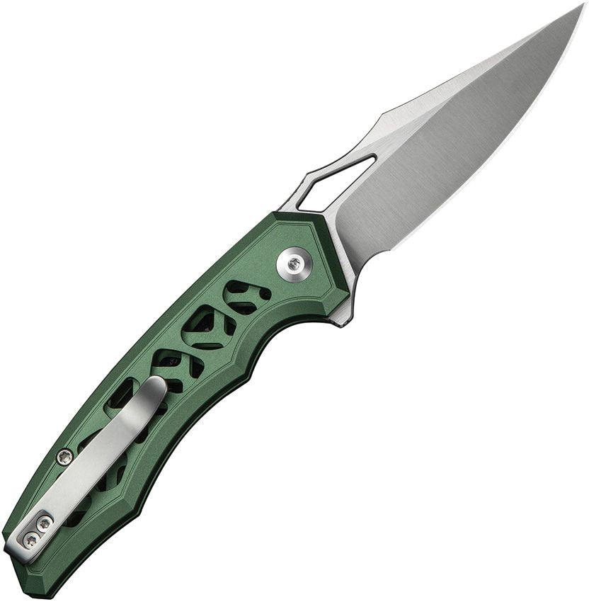 Civivi Anaaki Button Lock Green