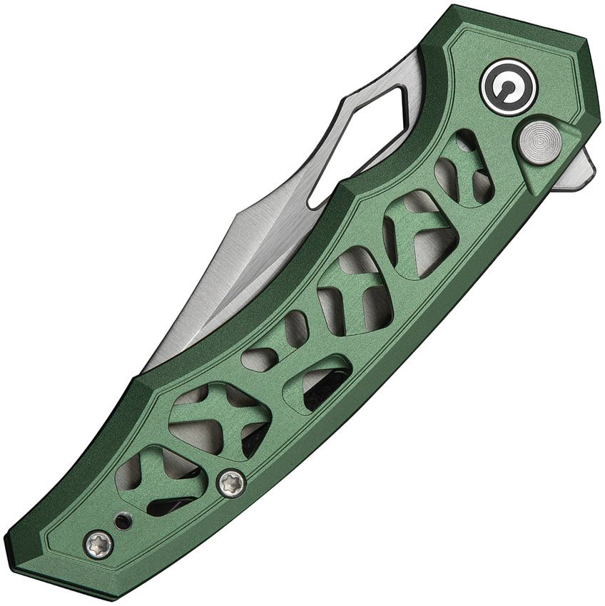 Civivi Anaaki Button Lock Green