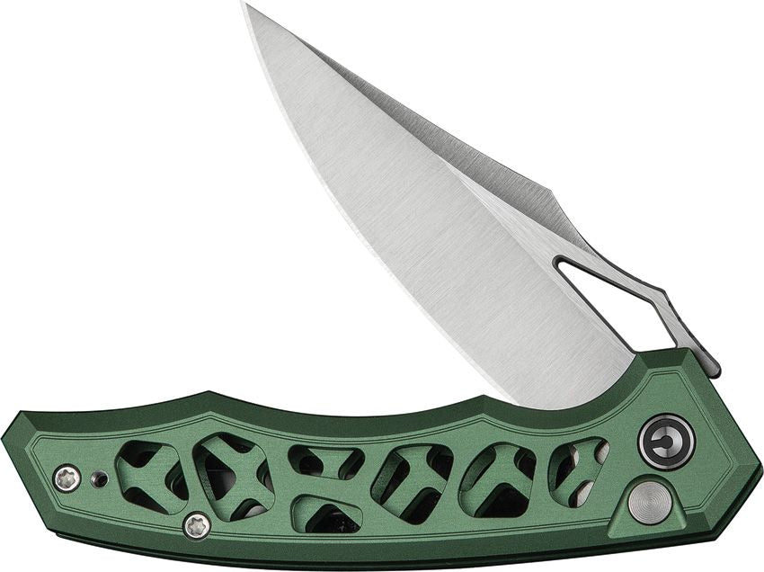 Civivi Anaaki Button Lock Green